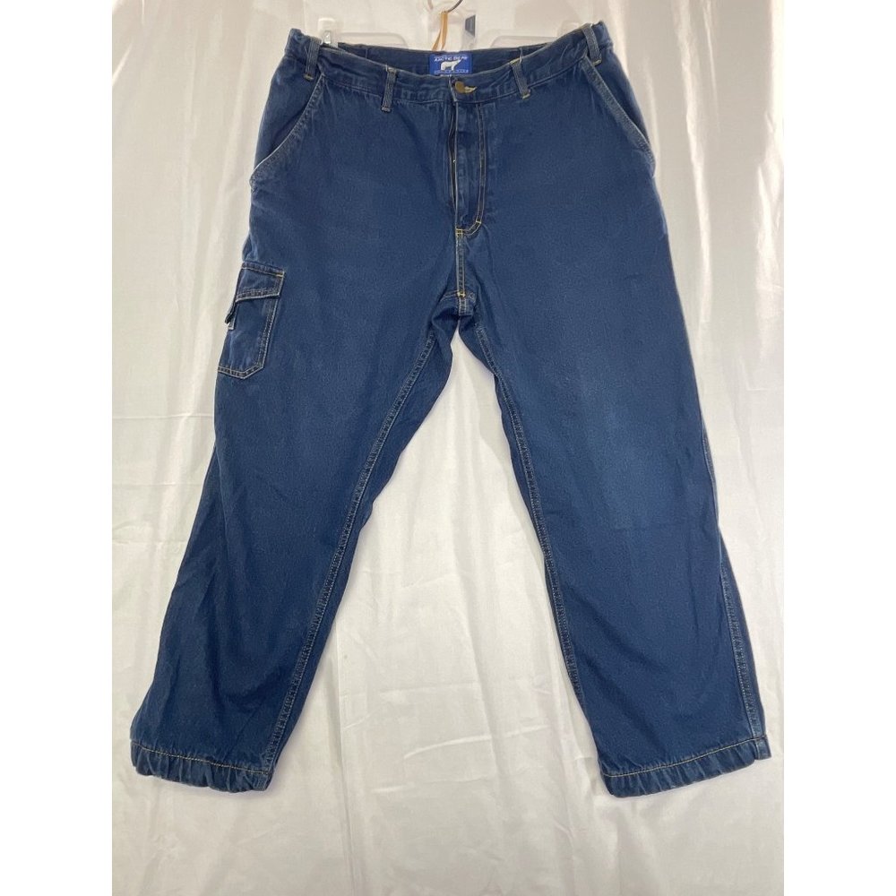 HABAND’S Arctic Cotton Fleece Lined, snow pants jeans blue size 36/S pre-owned